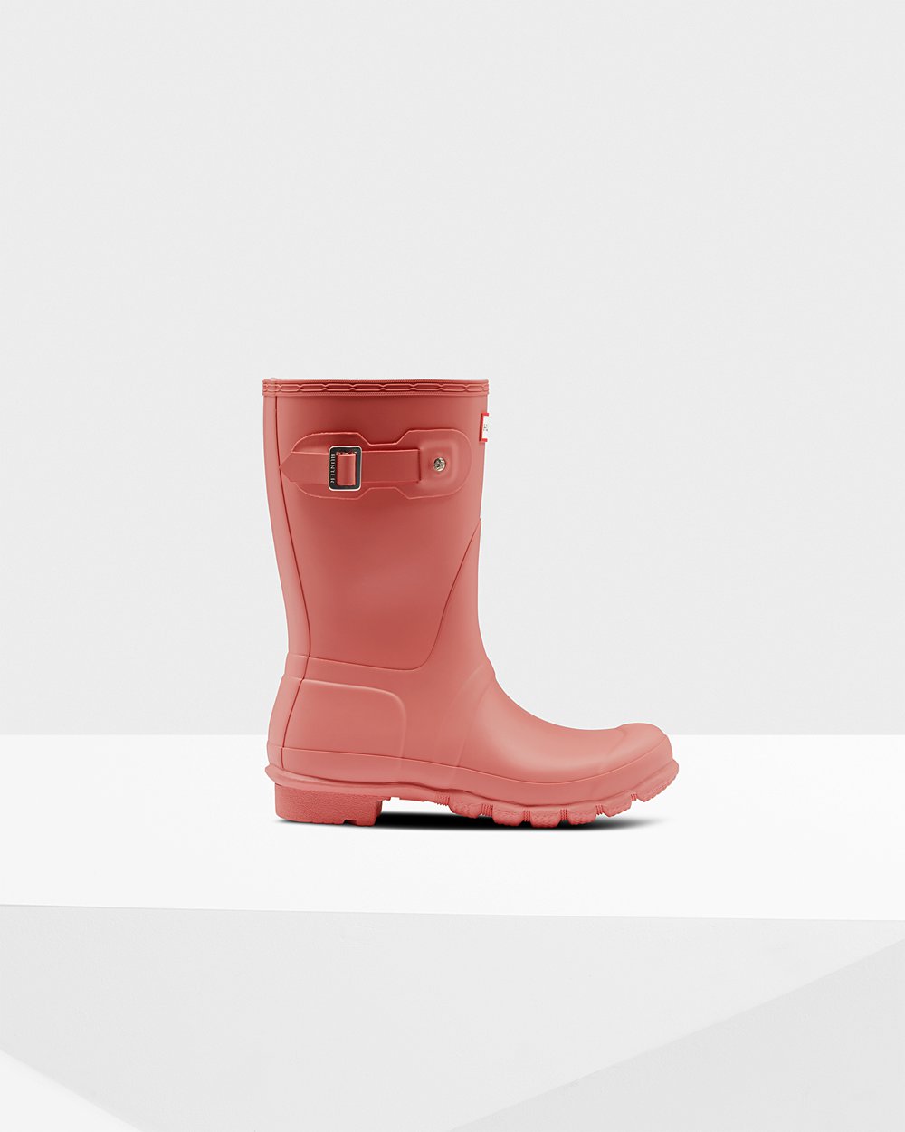 Womens Short Rain Boots - Hunter Original (15QWOJPDU) - Pink